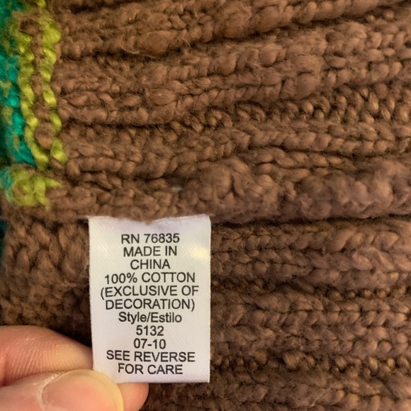 Mimi & Maggie Girls Cotton Hooded Colorful Cardigan Faux Fur Long Line Kids M - Picture 9 of 10